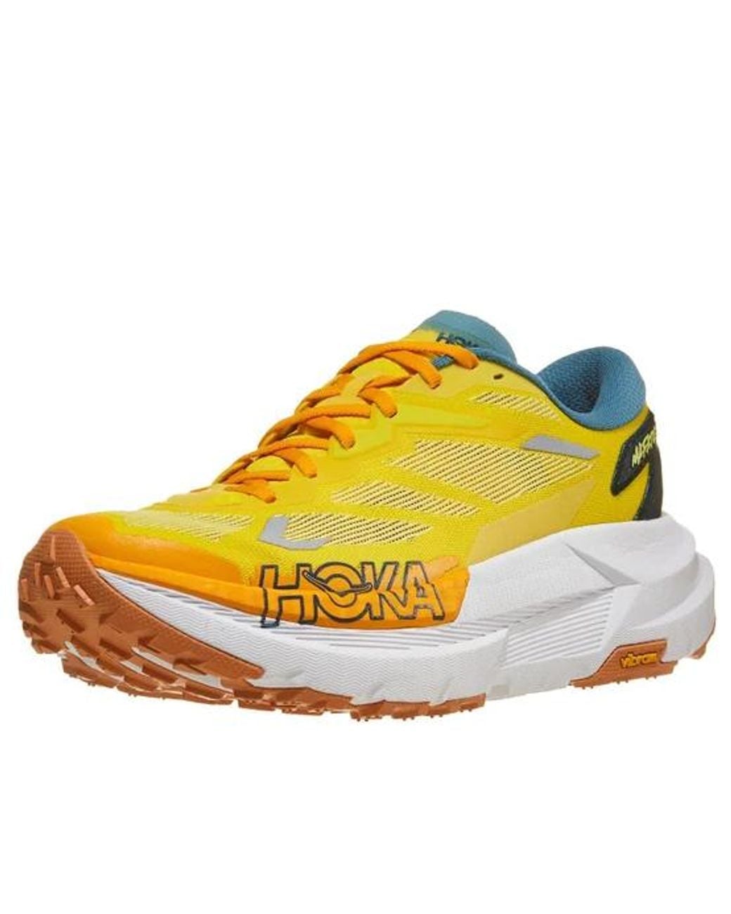 Hoka One One Yellow Mafate X 'Zest Mountain Fog' for men