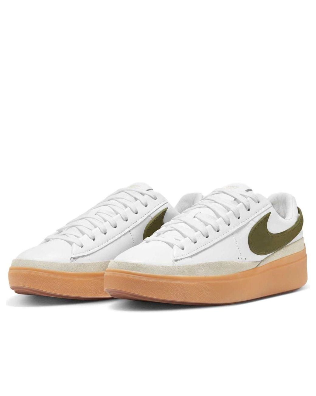 Nike White Blazer Phantom Low Medium Gum' for men
