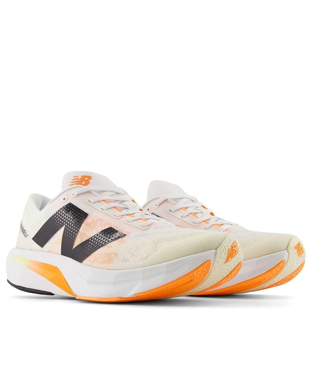 New Balance White Fuelcell Rebel V4 for men