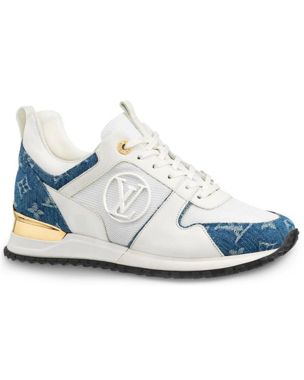 breuk Gladys Wereldvenster Louis Vuitton Lv Run Away Sports Shoes Blue/white | Lyst