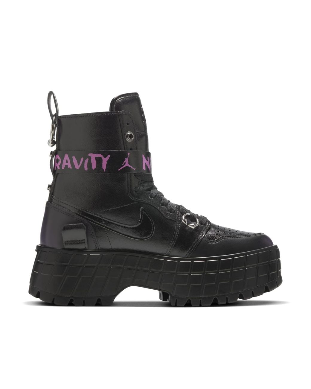 Nike Black (Wmns) 1 High Brooklyn 'No Gravity'