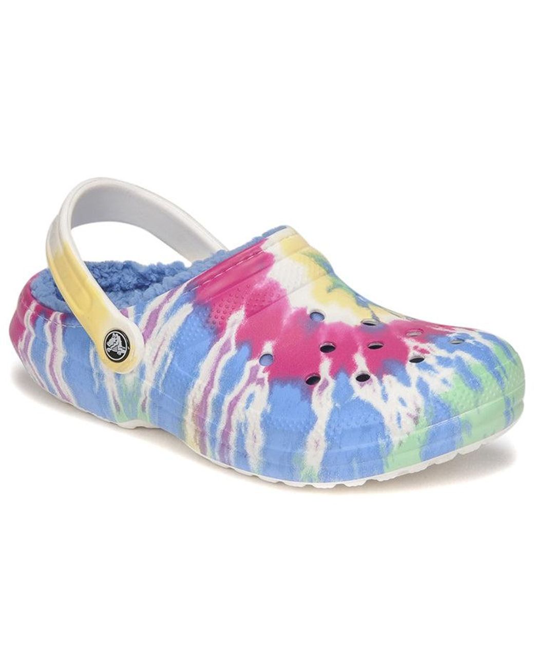 CROCSTM Blue Classic Clog Tie Dye Multi for men