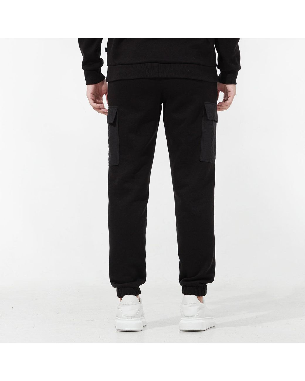 PUMA Black Winterized Cargo Pants for men