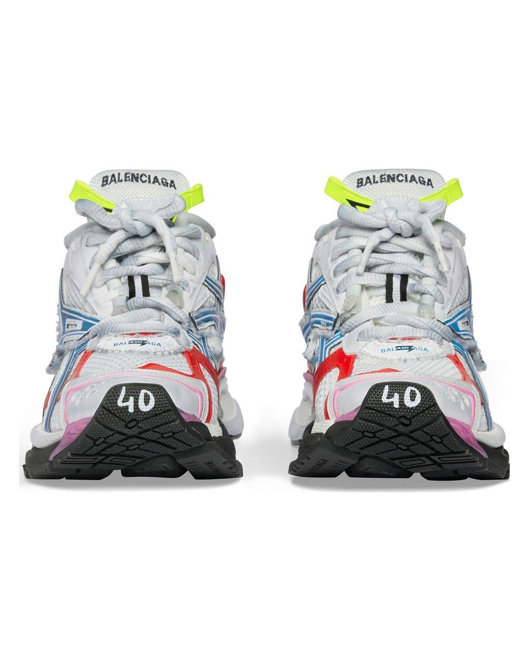 Balenciaga Blue Runner Sneakers Mesh And Nylon' for men