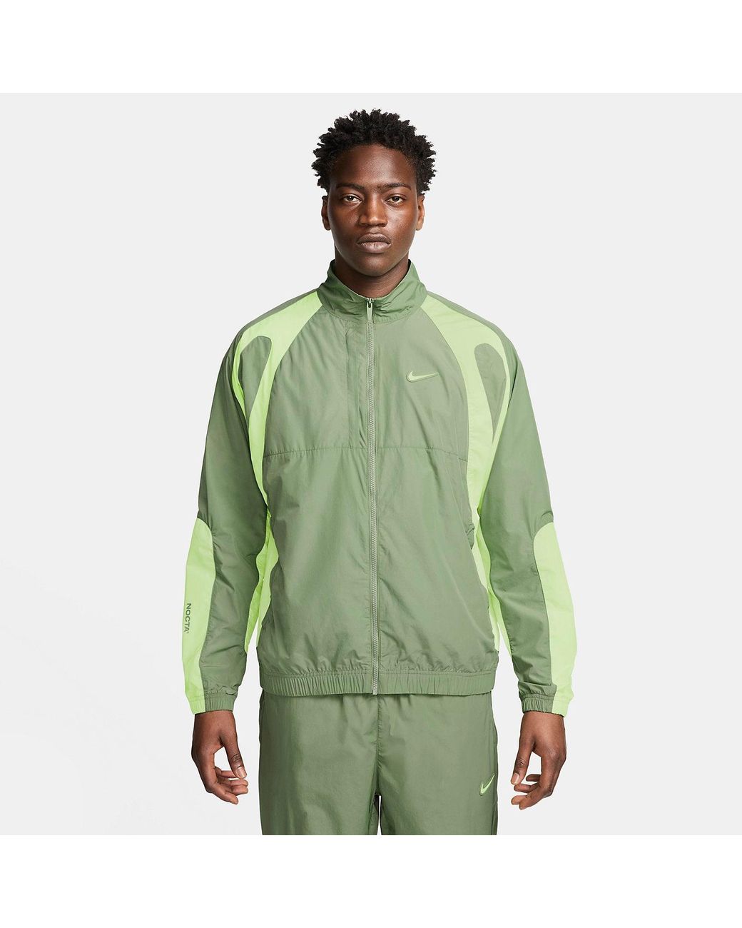 Nike Green X Nocta Drake Woven Track Jacket 'Oil' for men