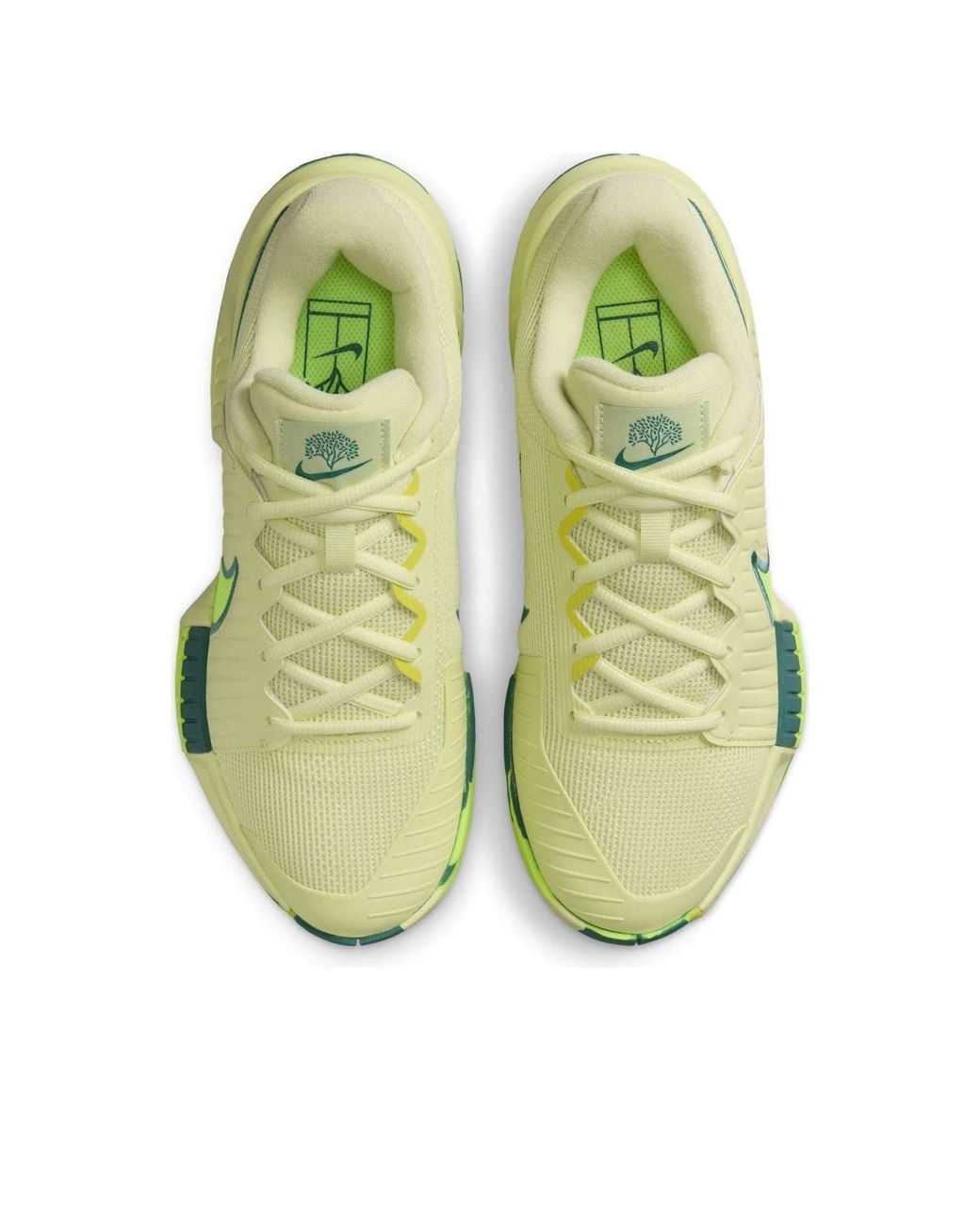 Nike Green Gp Challenge Pro Premium Hard Court Tennis Shoes