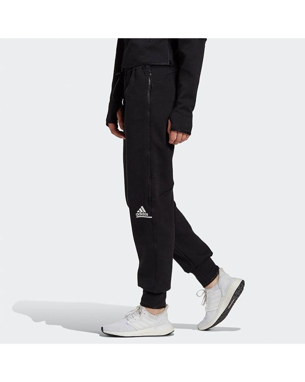 Adidas Blue (Wmns) Casual Bundle Feet Sports Pants