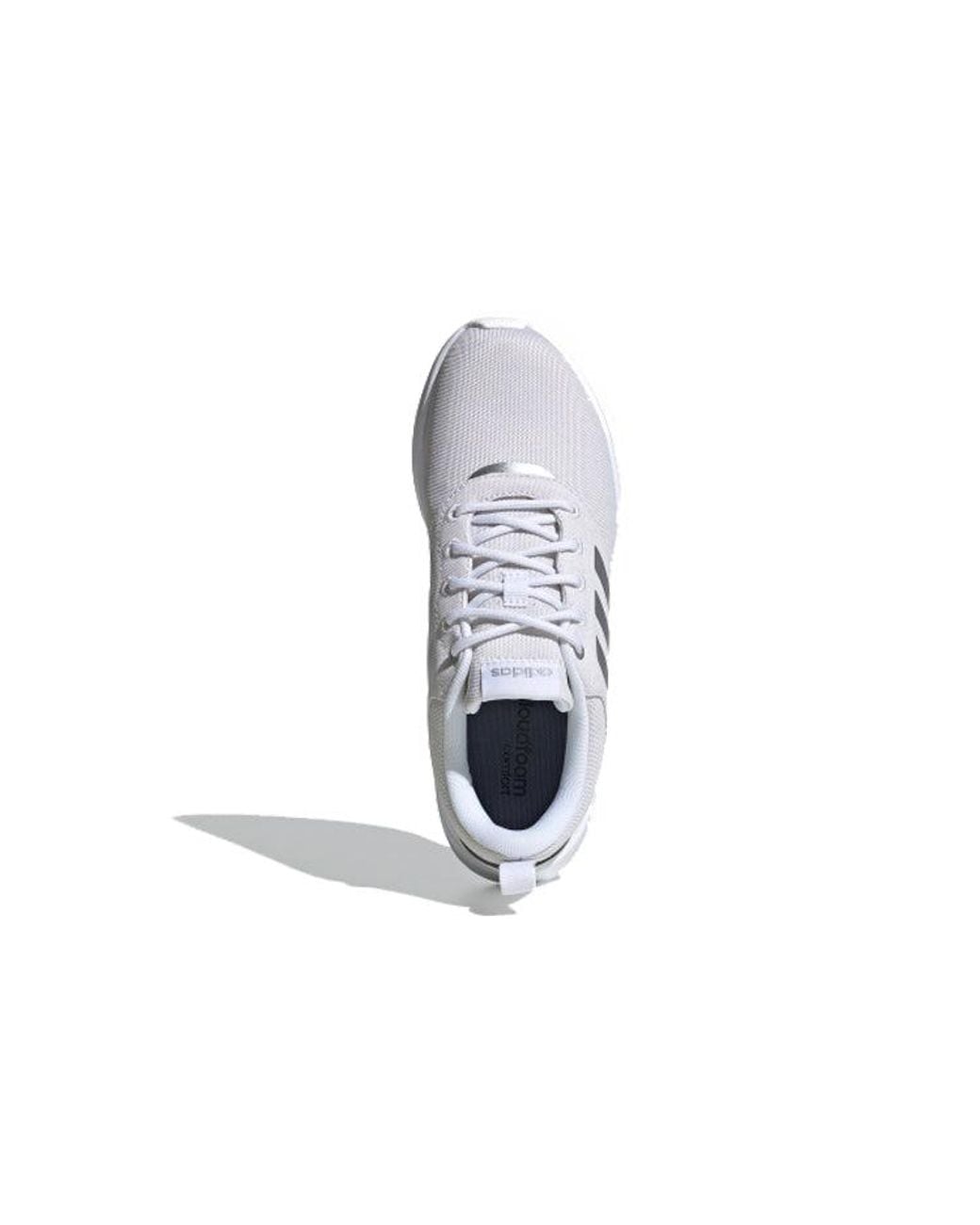 Adidas White (Wmns) Qt Racer 2.0 Metallic'