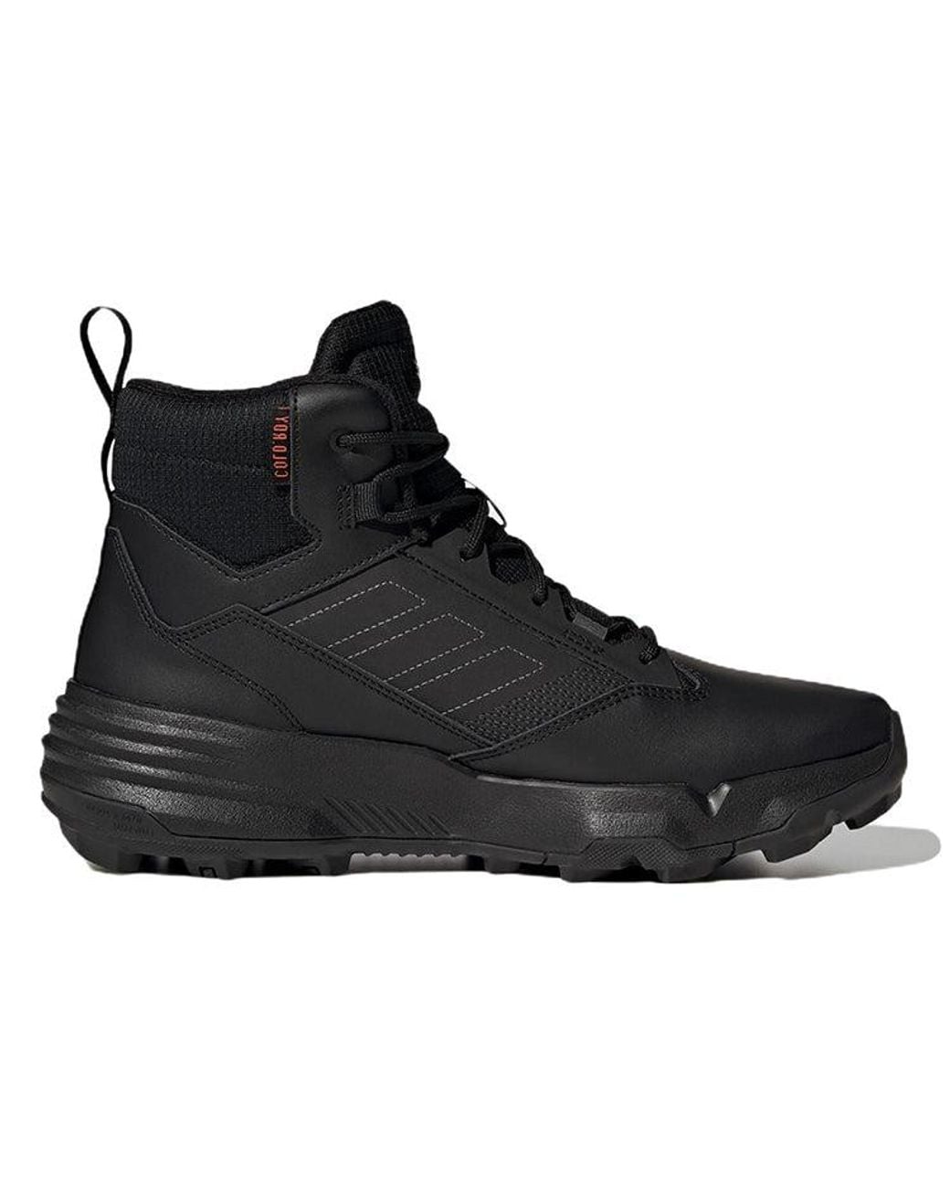 Adidas Black Terrex Unity Leather Mid Cold.Rdy 'Triple' for men