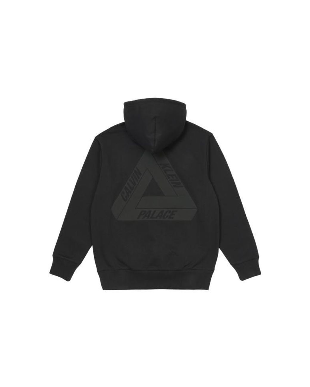 Palace Black X Calvin Klein Tri-Ferg Hoodie for men