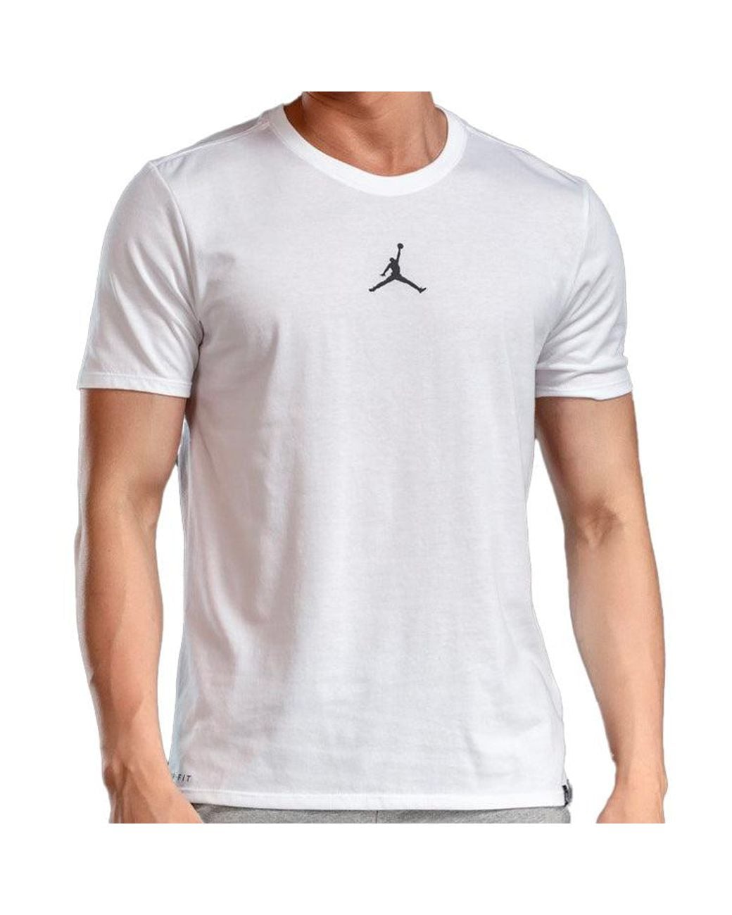 Nike White Iconic Quick Dry Training Sports Short Sleeve for men
