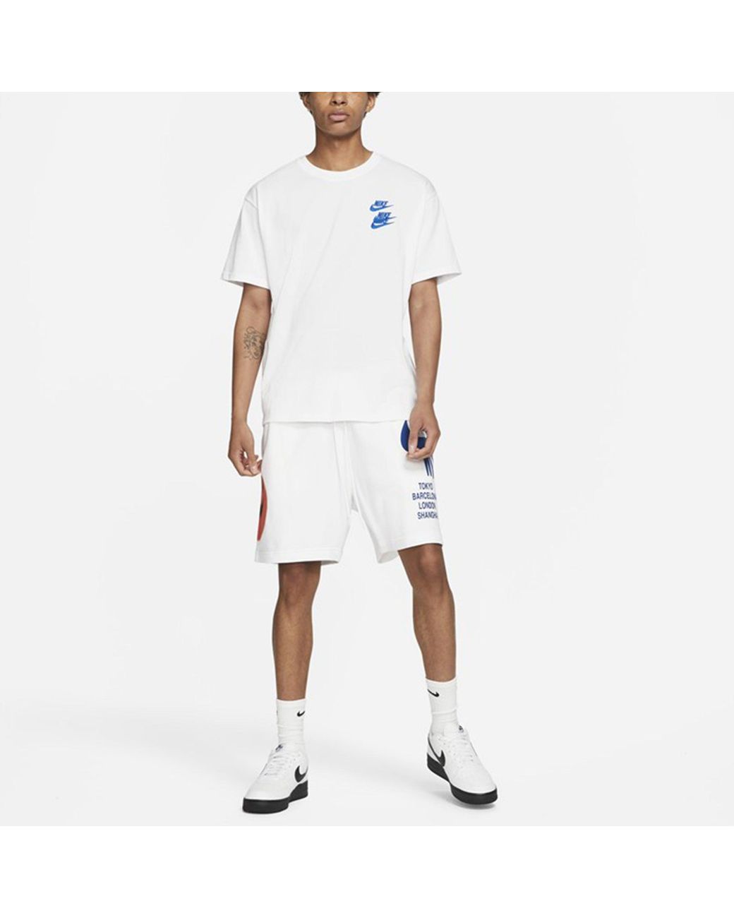 Nike White As Sportswear Tee World Tour 2 for men