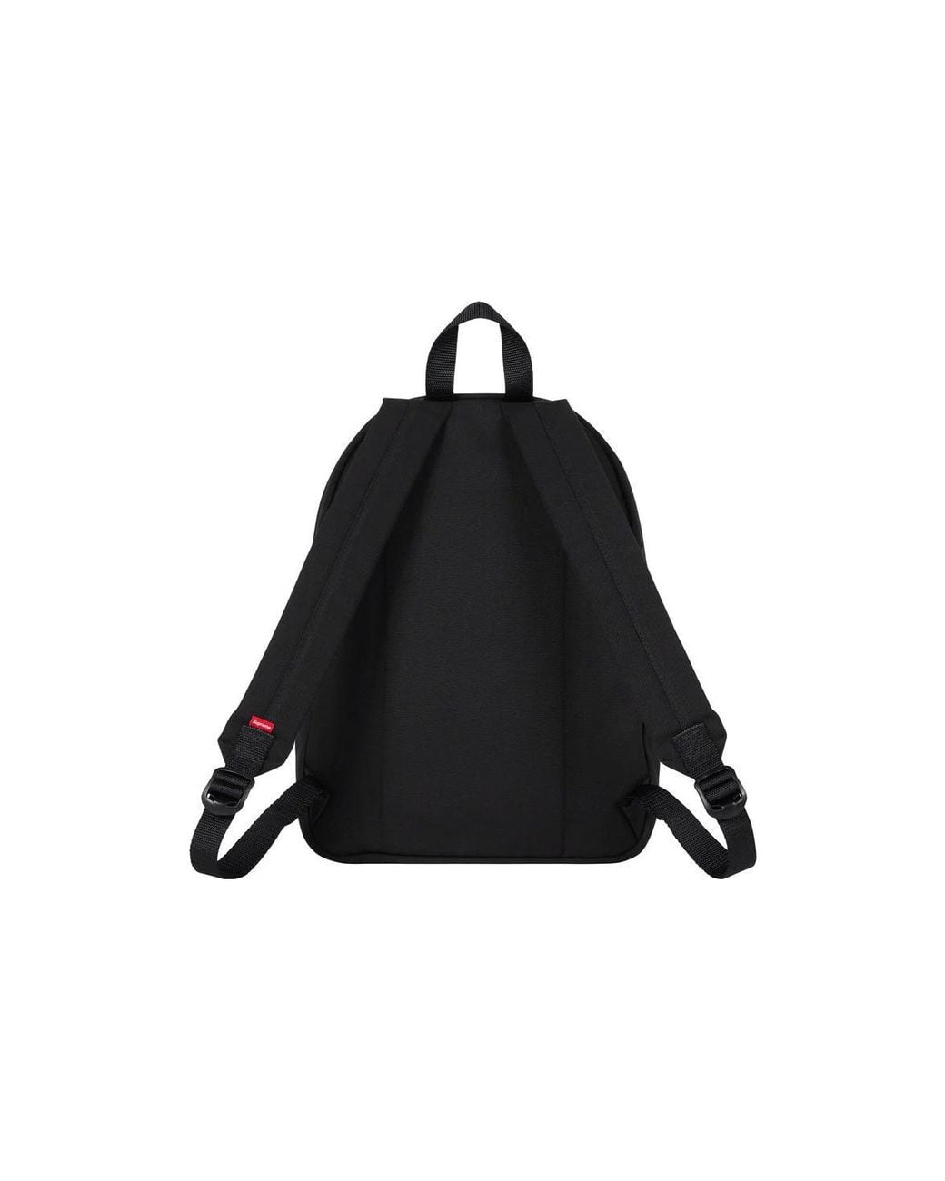 Supreme Black Canvas Backpack for men