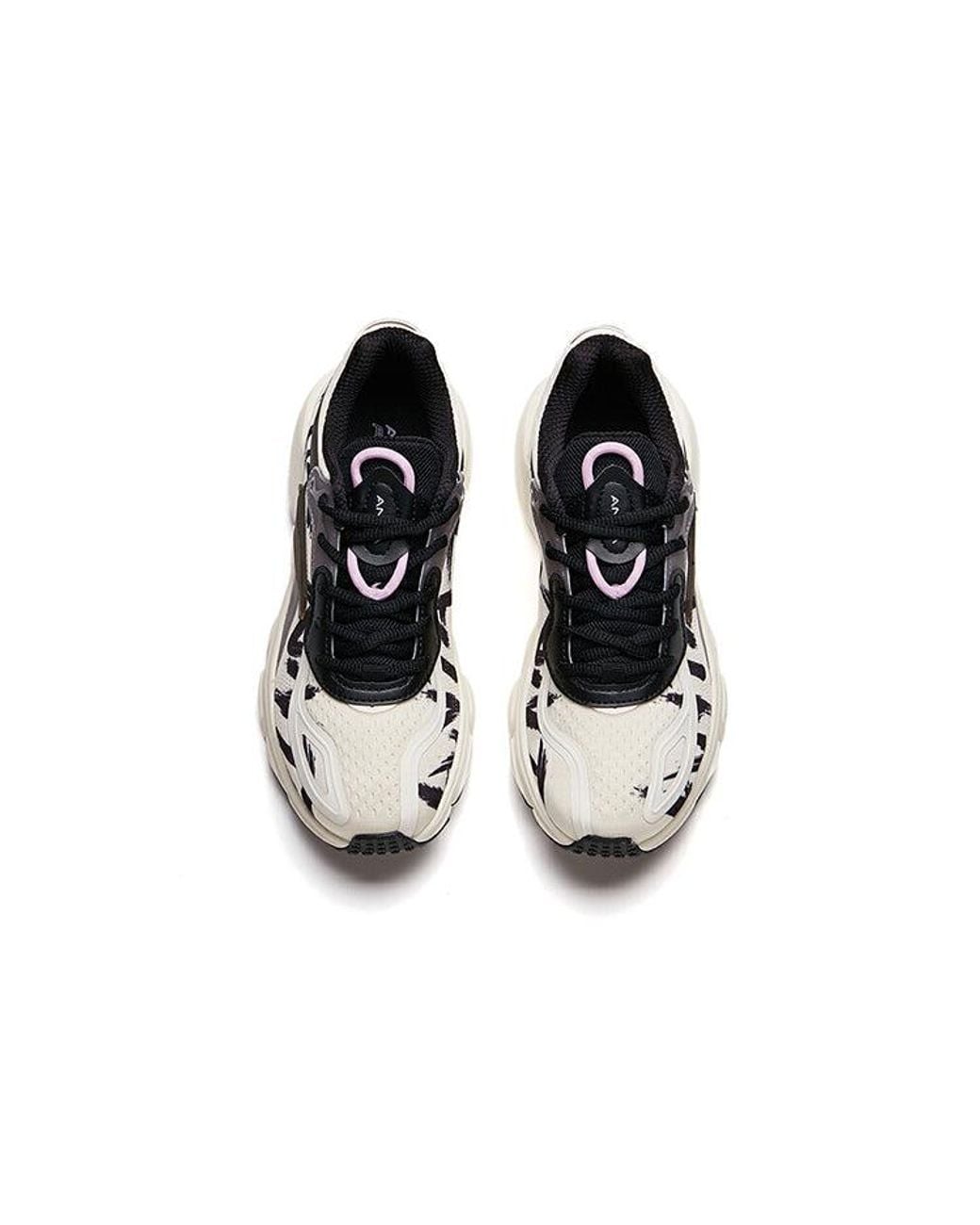Anta White (Wmns) Running Series Sneakers Leather