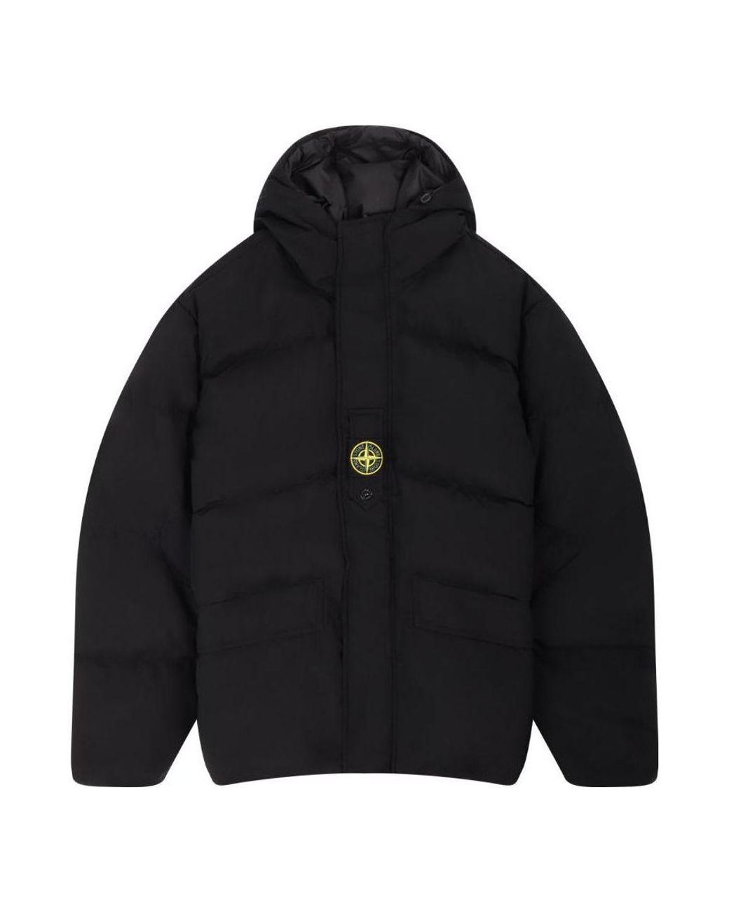 Stone Island Blue Naslan Down Tc Garment Dyed Jacket for men