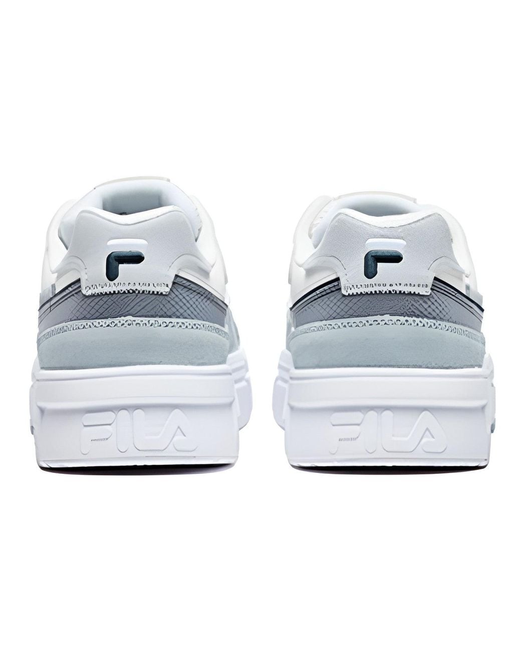 Fila White Bank Skate Shoes for men