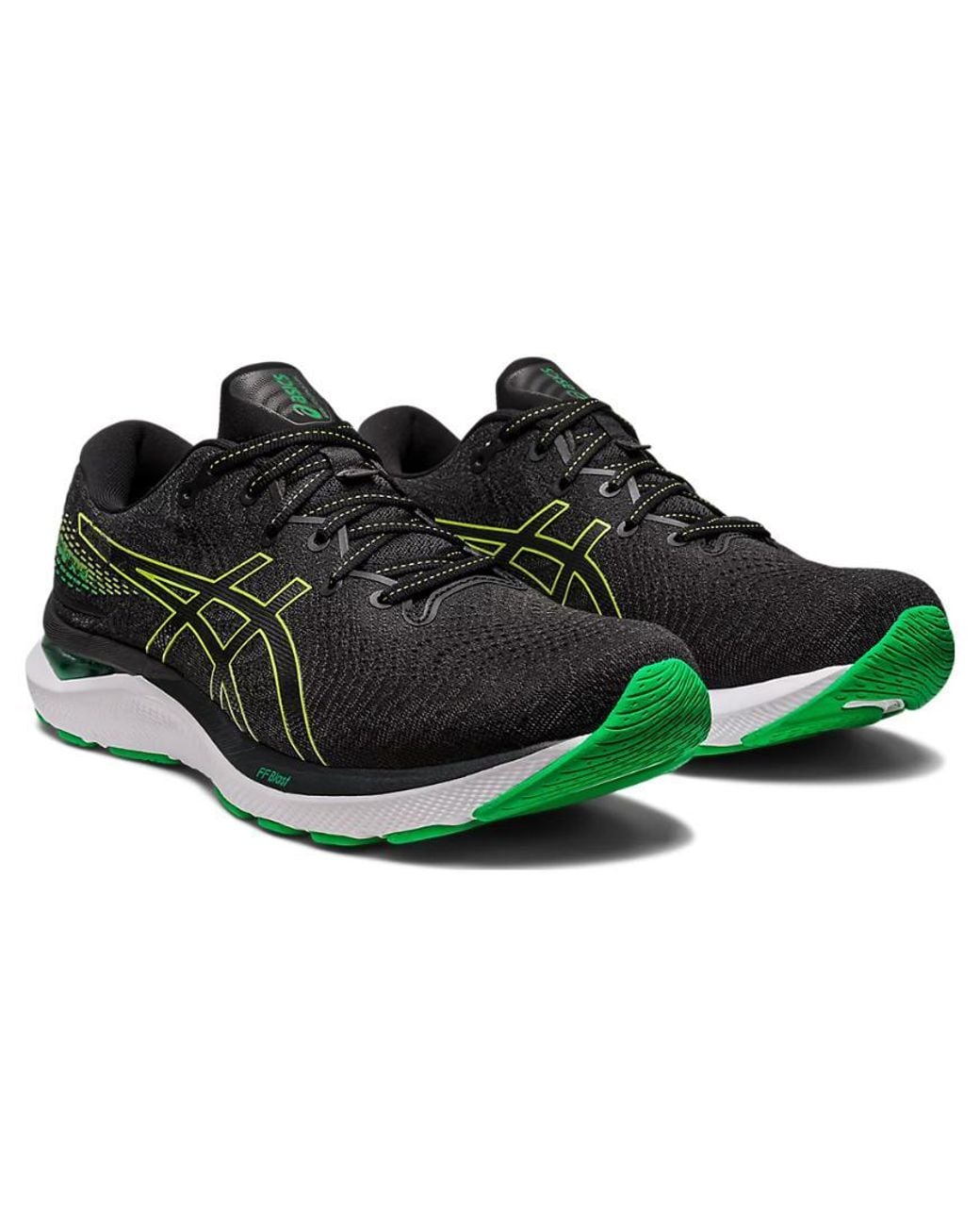 Asics Brown Gel-Cumulus 24 Lime Zest' for men