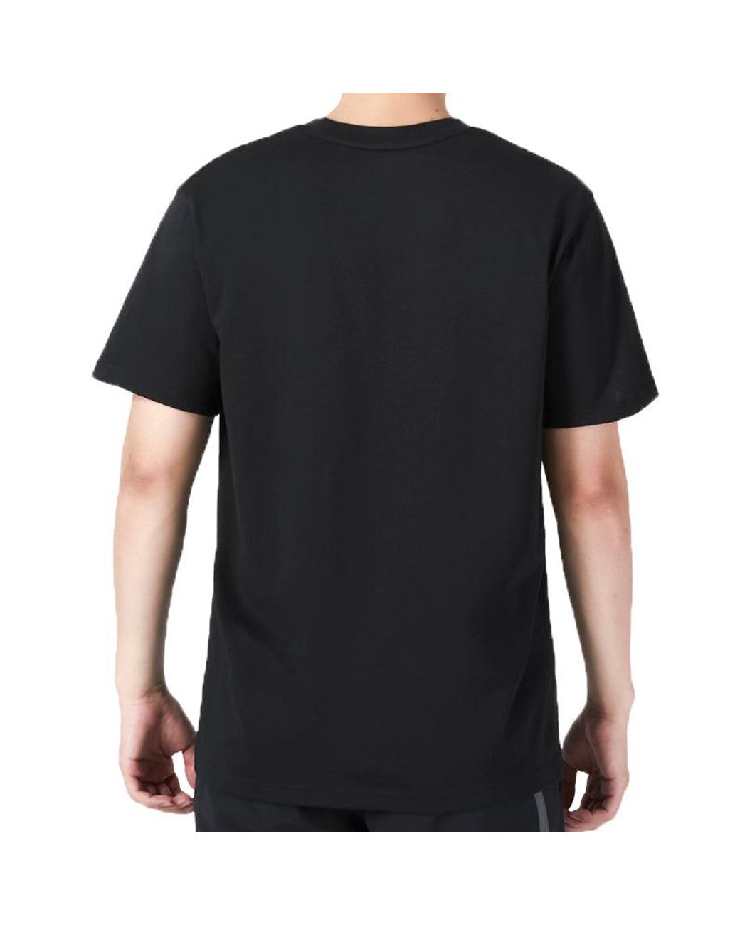 Under Armour Black Logo Embroidered Heavyweight Short Sleeve T-Shirt for men