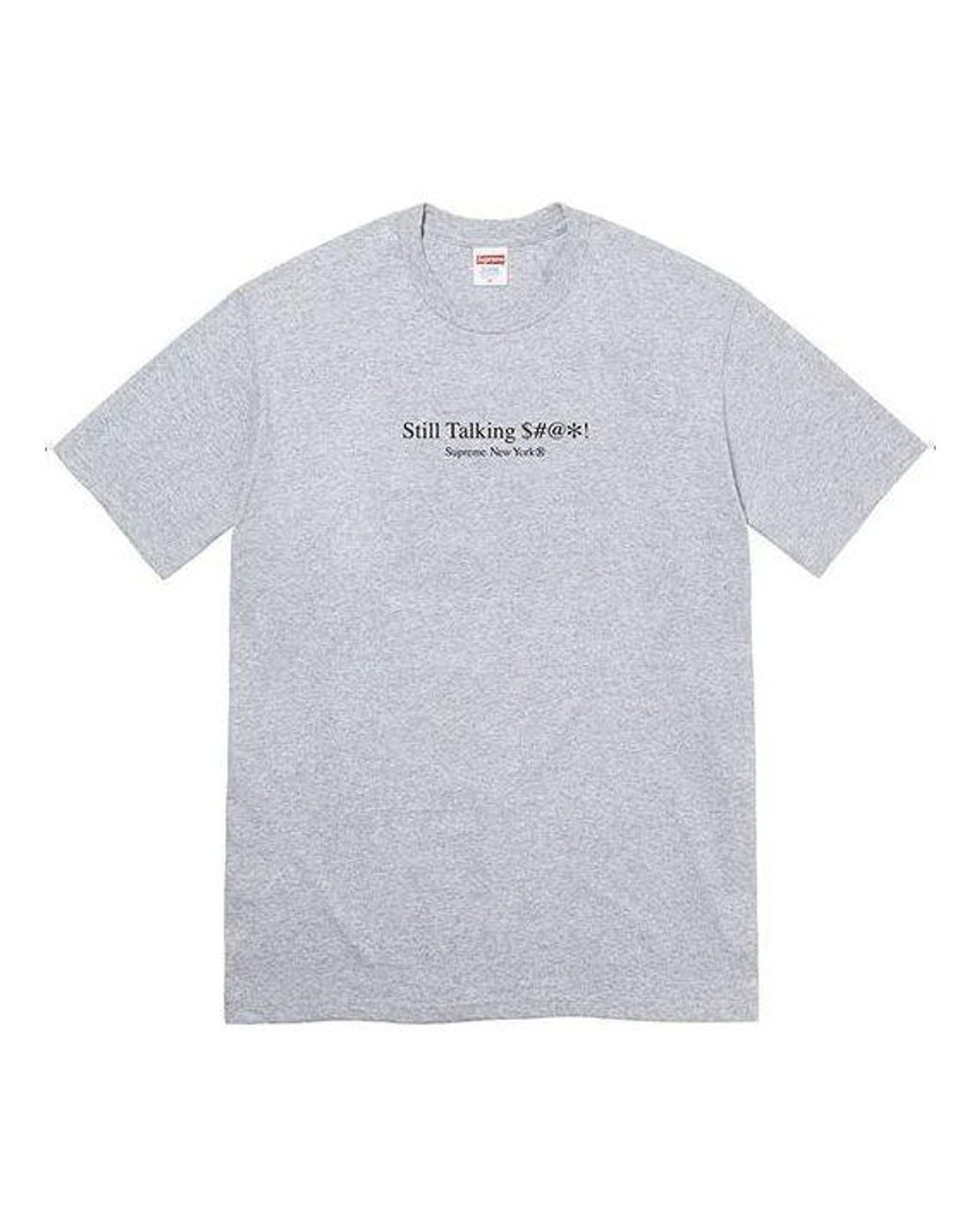 Supreme Blue Ss22 Week 8 Still Talking Tee for men