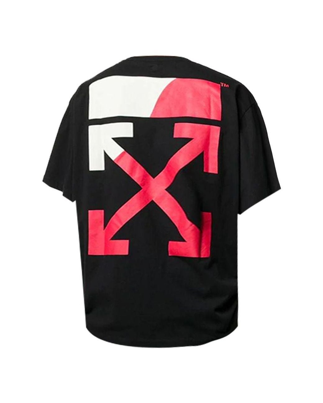 Off-White c/o Virgil Abloh Black Ss19 Arrow Printing Short-Sleeve Tee for men