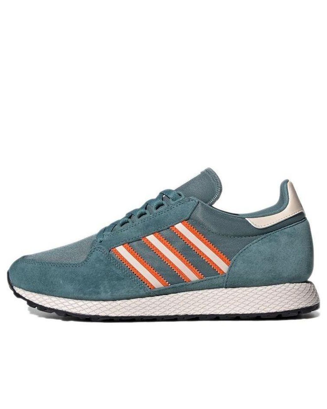 Adidas Blue Originals Forest Grove Running Shoes for men