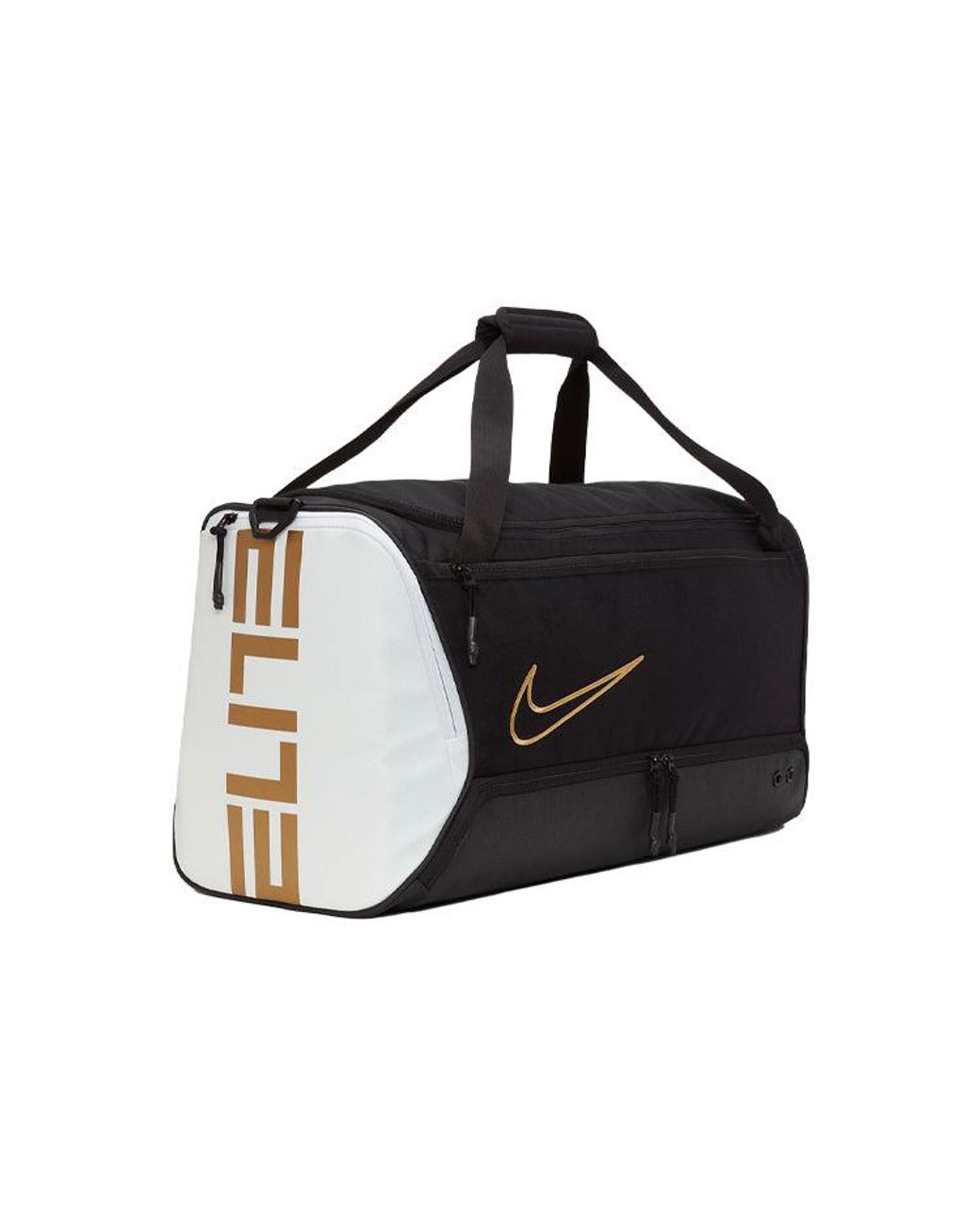 Nike Black Elite Basketball Duffel Bag Metallic' for men