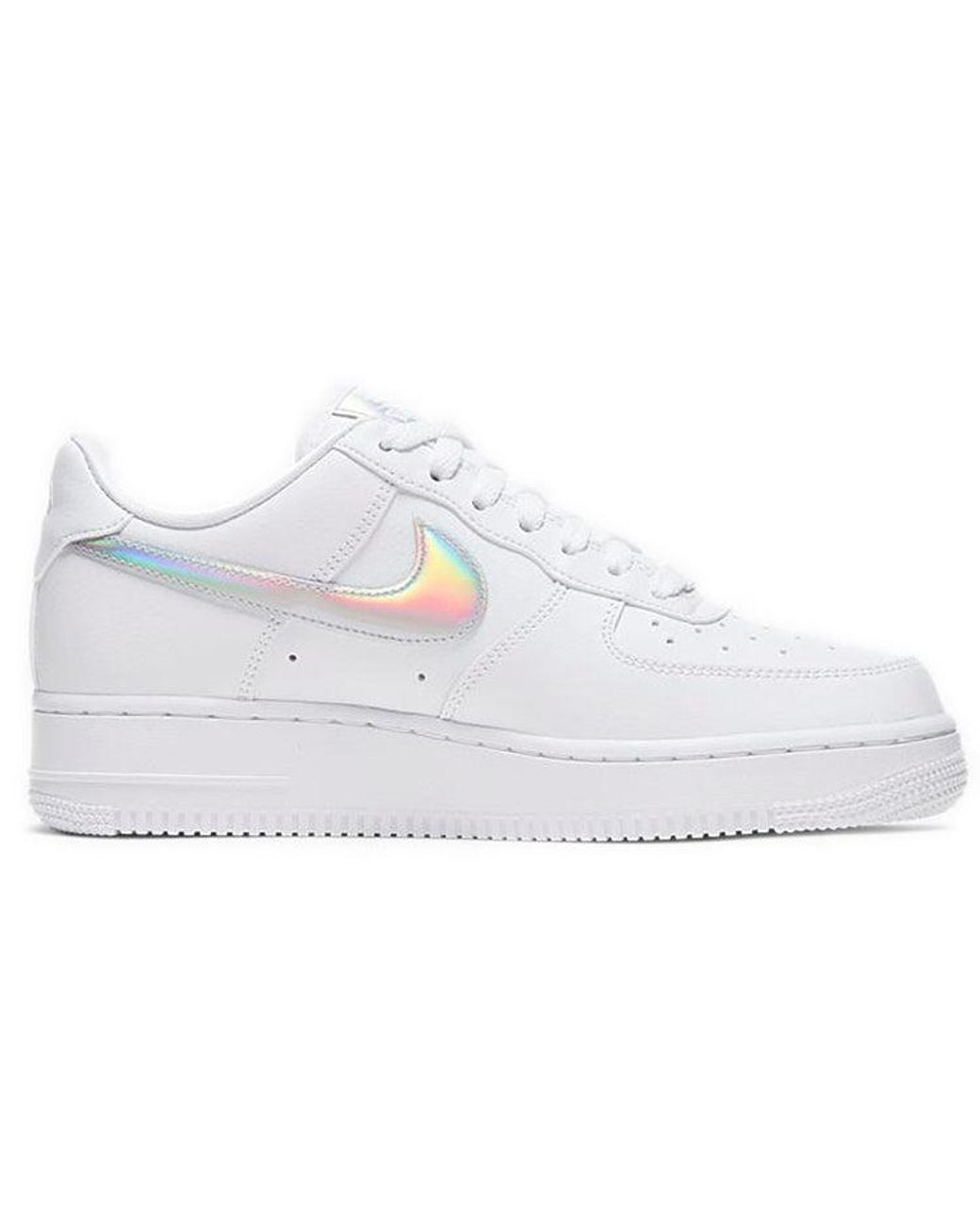 nike air force 1 shiny swoosh