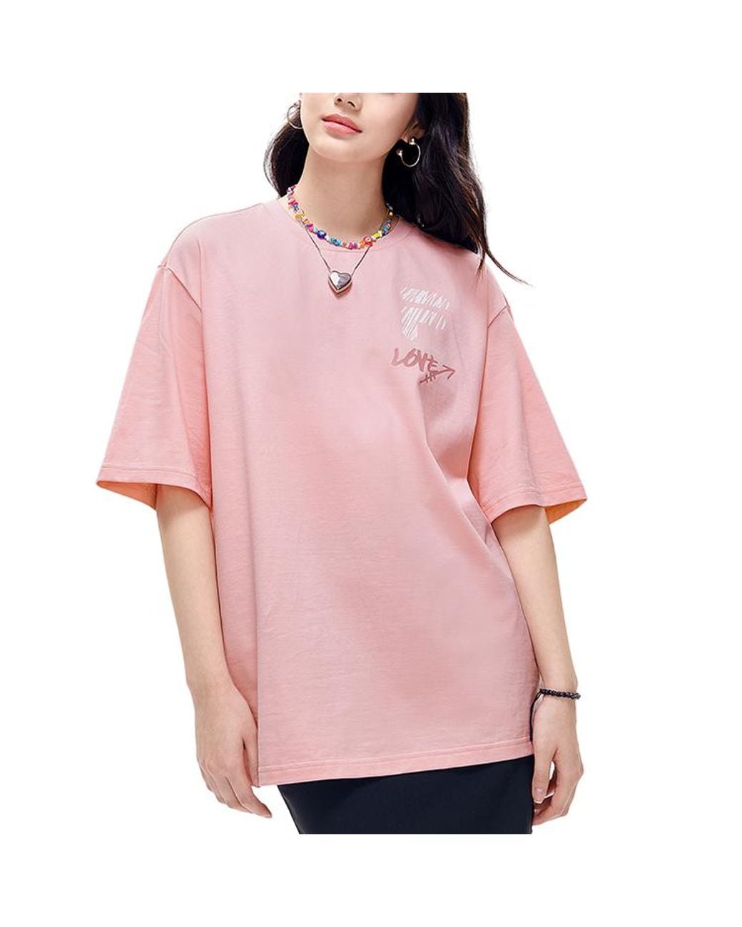 Fila Pink Casual Logo Tee