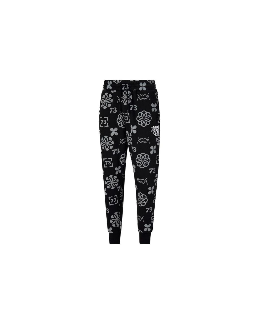 PUMA Black Booster Clyde Print Pants for men