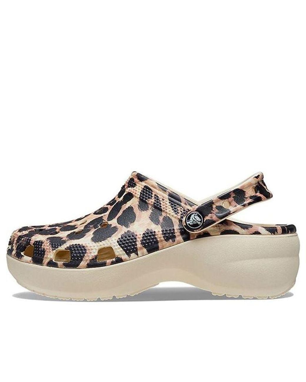 CROCSTM Brown (Wmns) Classic Platform 'Leopard'