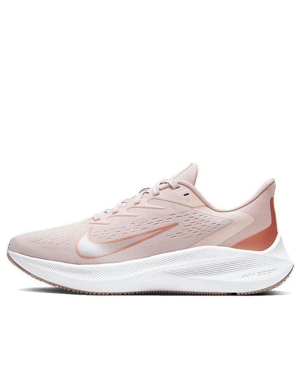 Nike White (Wmns) Air Zoom Winflo 7 'Barely Rose'