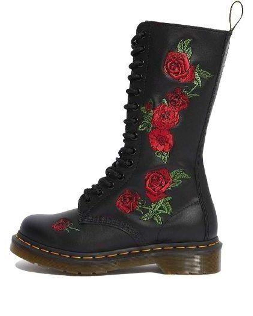 Dr. Martens Black (Wmns) Dr.Martens 1914 Vonda Leather Mid Calf Boots 12761001