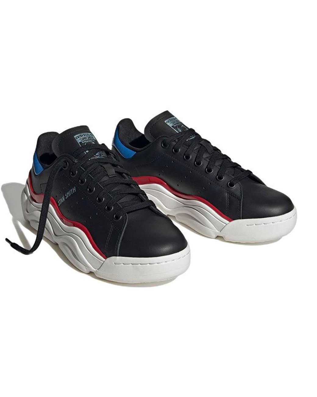 Adidas Blue (Wmns) Stan Smith Millencon Shoes Royal Scarlet'