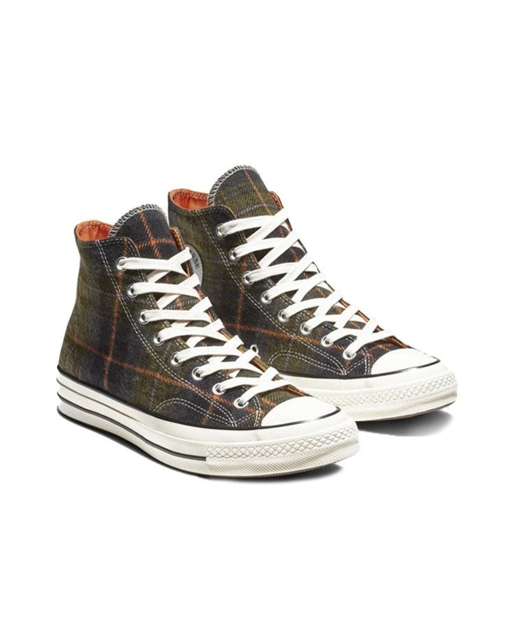 Converse Black Chuck Taylor All Star 70 Hi 'Plaid Pack' for men
