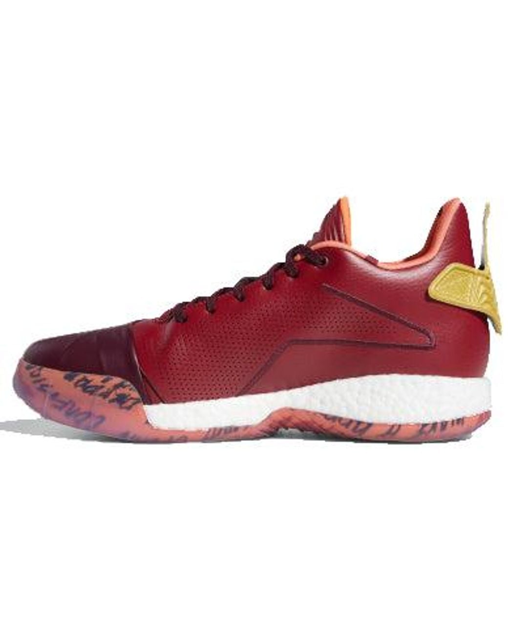 Adidas Red T-Mac Millennium 'Collegiate Burgundy' for men
