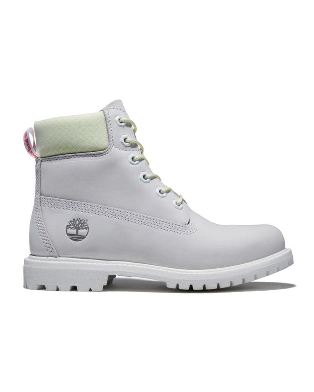 Timberland Gray (Wmns) Premium 6 Inch Waterproof Boot 'Bright Waterbuck'