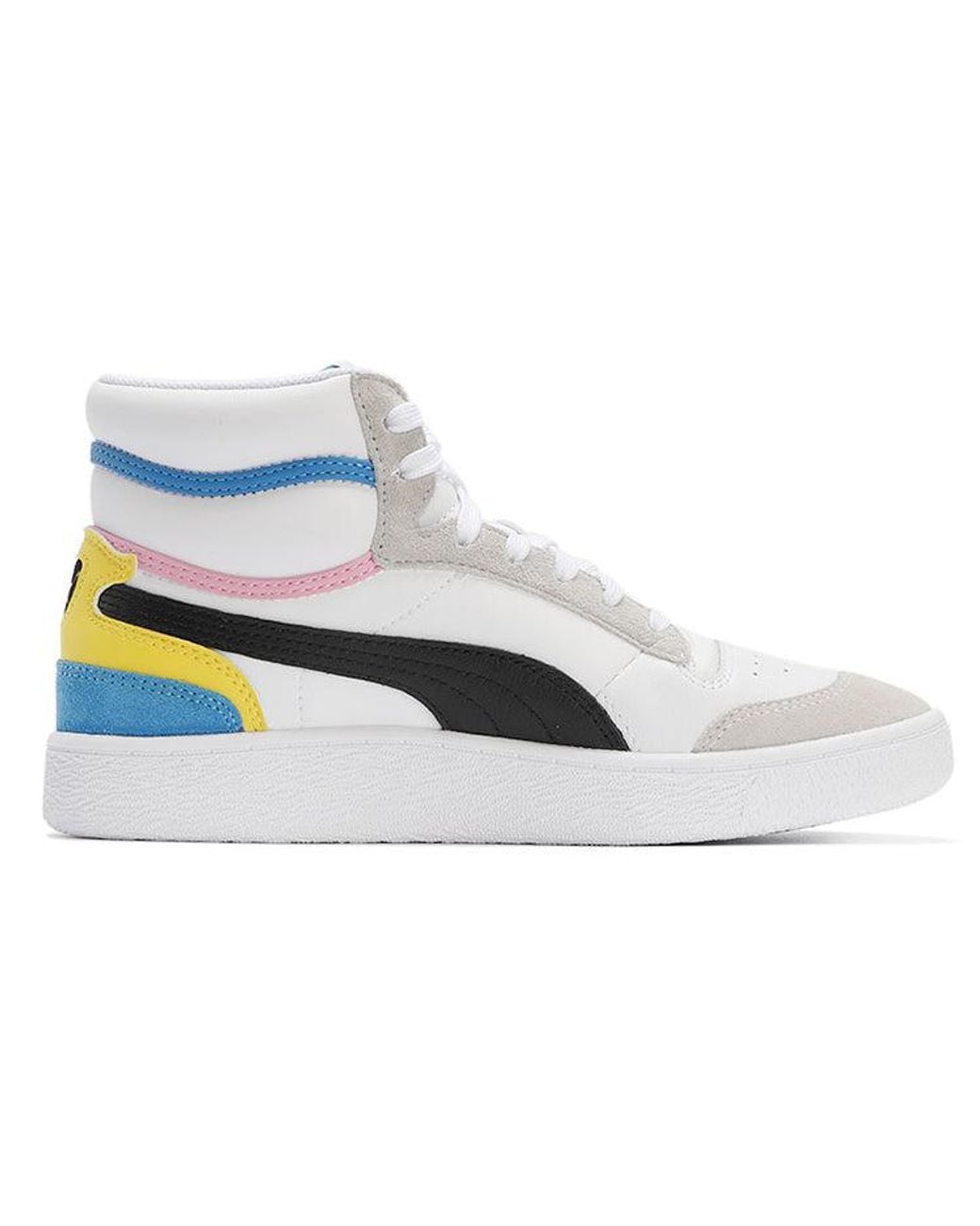 PUMA White Ralph Sampson Mid 'International Game' for men