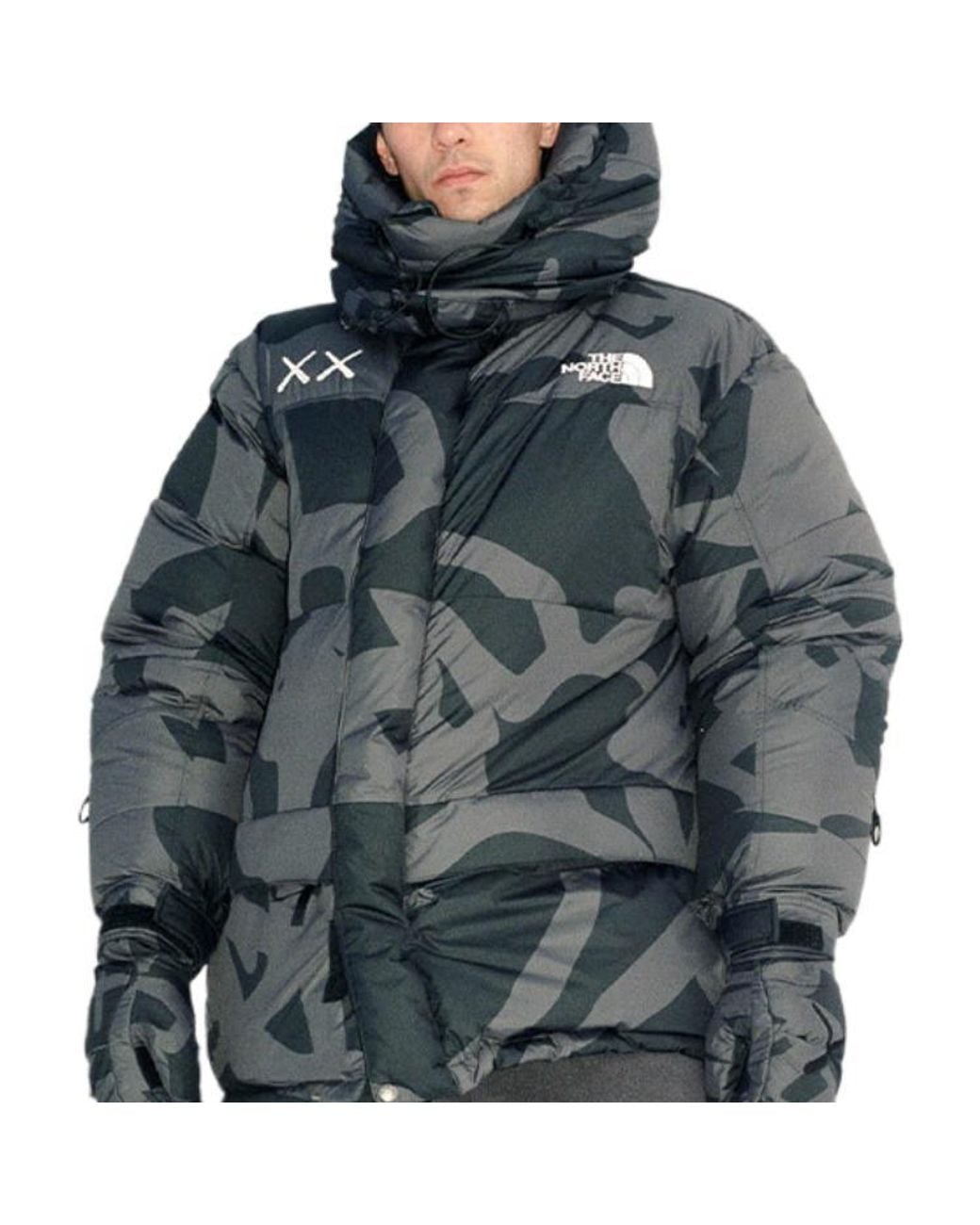 The North Face Black X Kaws Fw22 1994 Himalayan Parka Jacket for men
