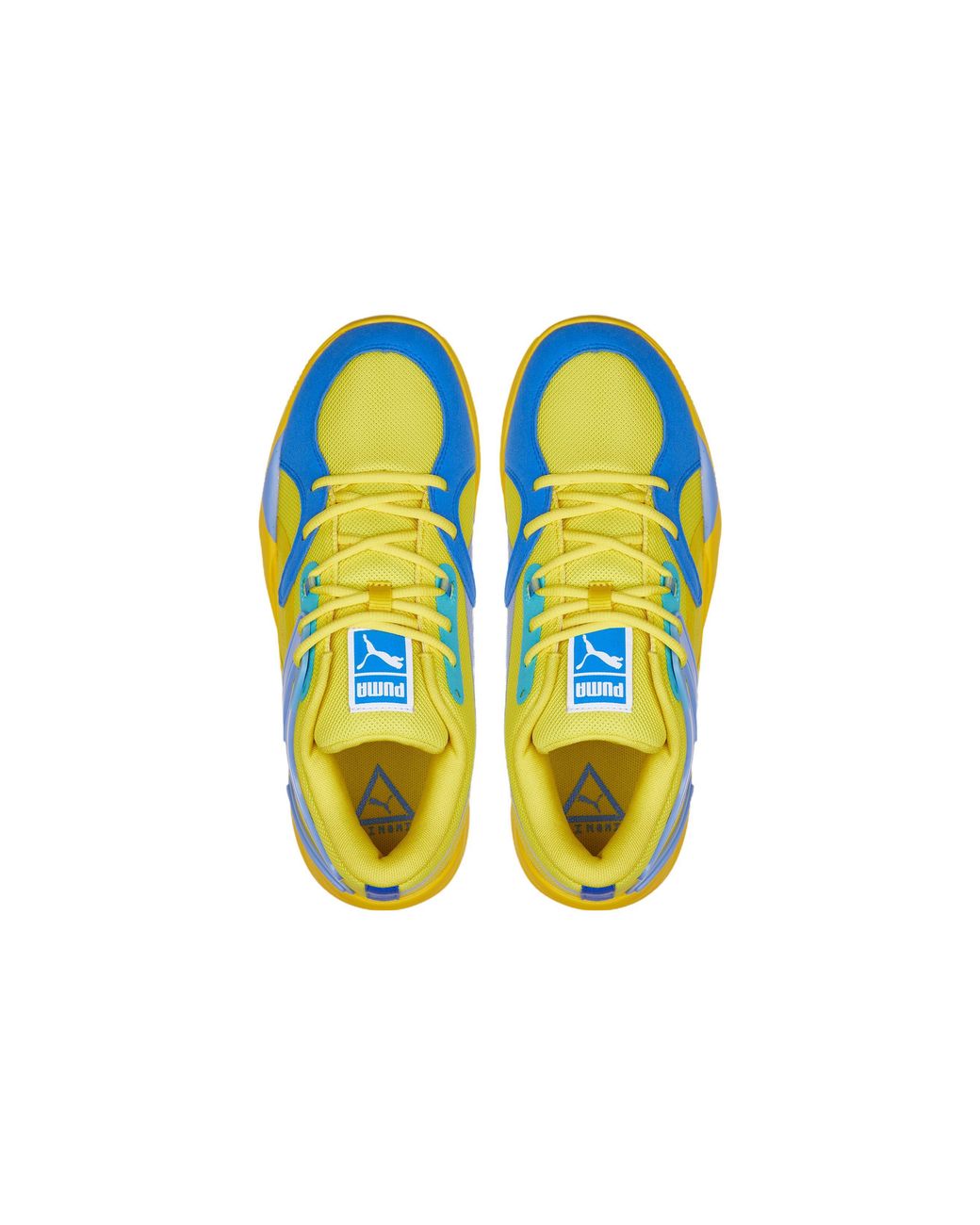 PUMA Yellow Trc Blaze Court 'Vibrant' for men