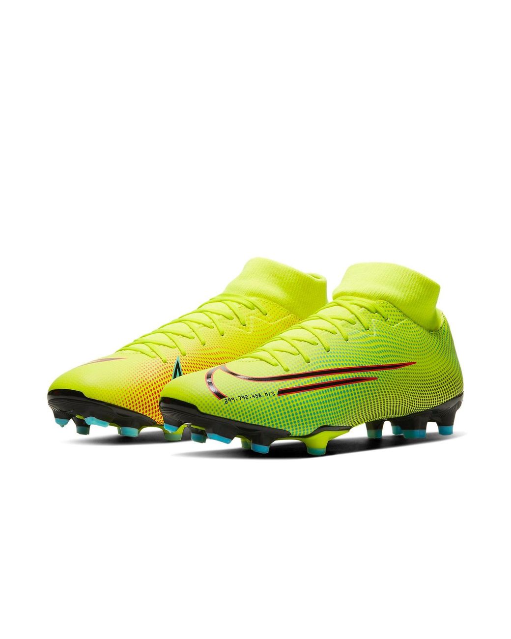 Nike Green Mercurial Superfly 7 Academy Mds Mg 'Lemon Venom Aurora' for men