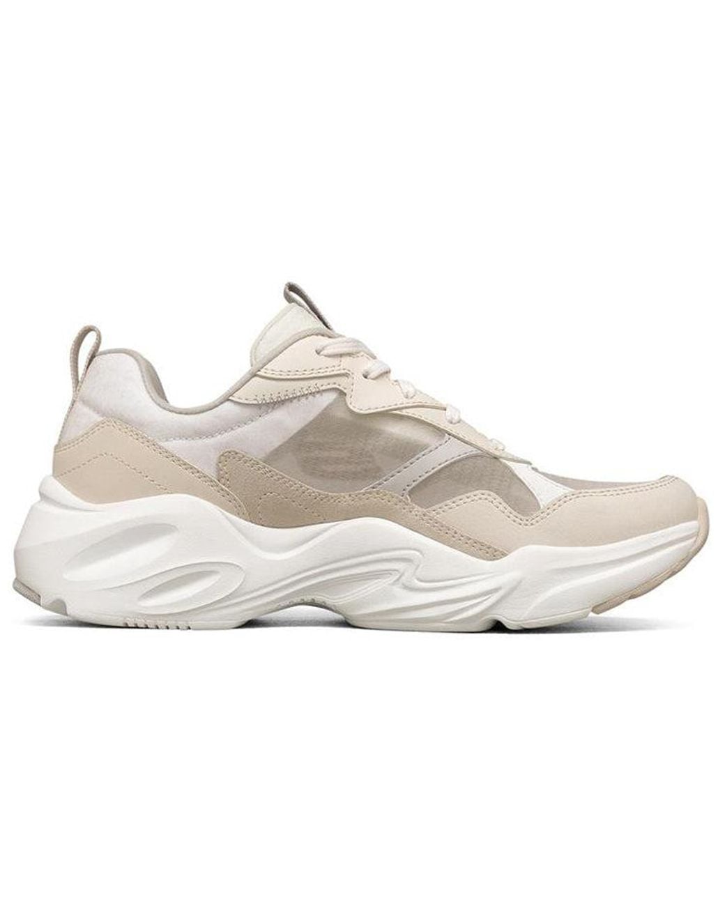 Skechers White (Wmns) Stamina Airy Running Shoes Cream