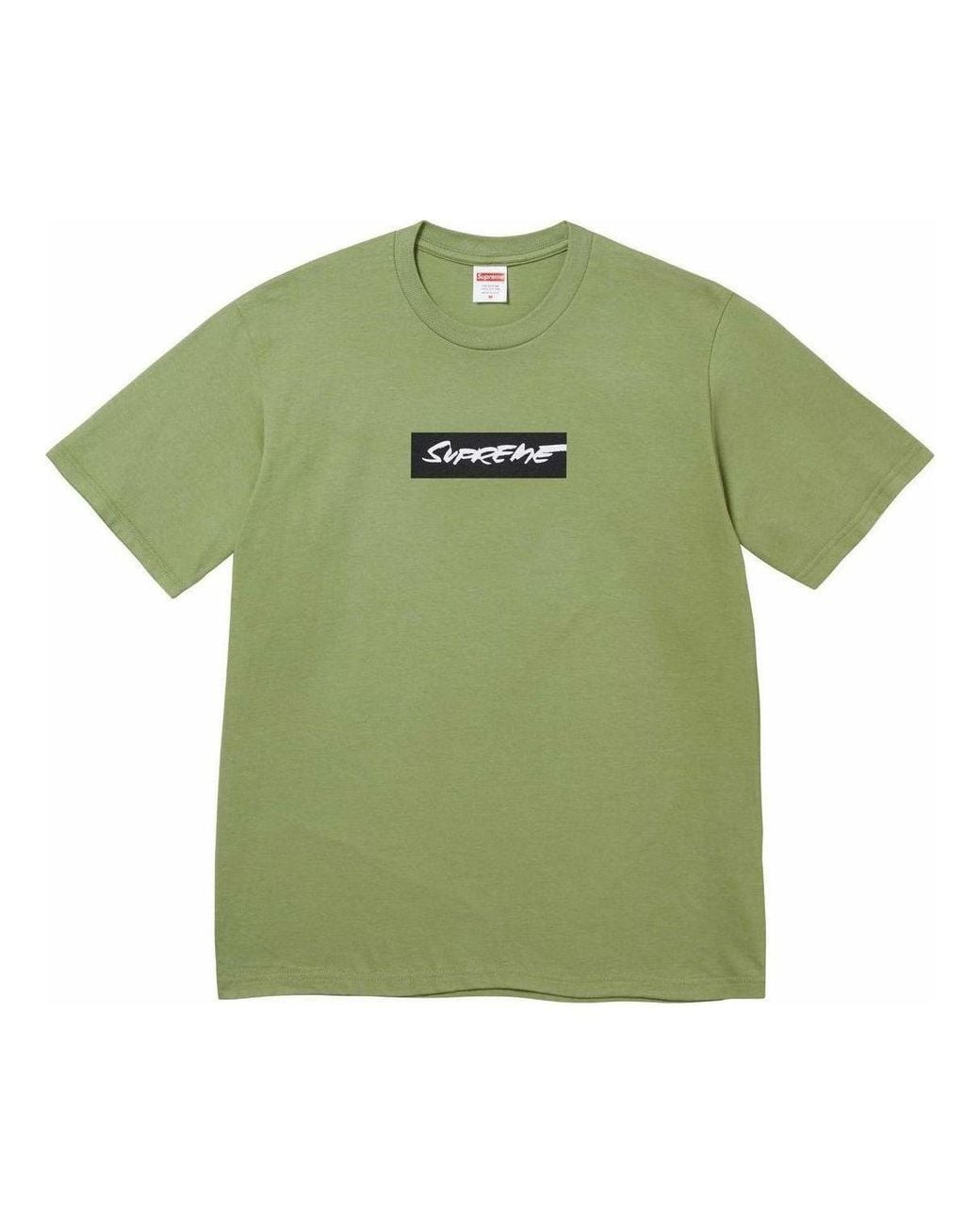 Supreme Green X Futura Box Logo T-Shirt for men