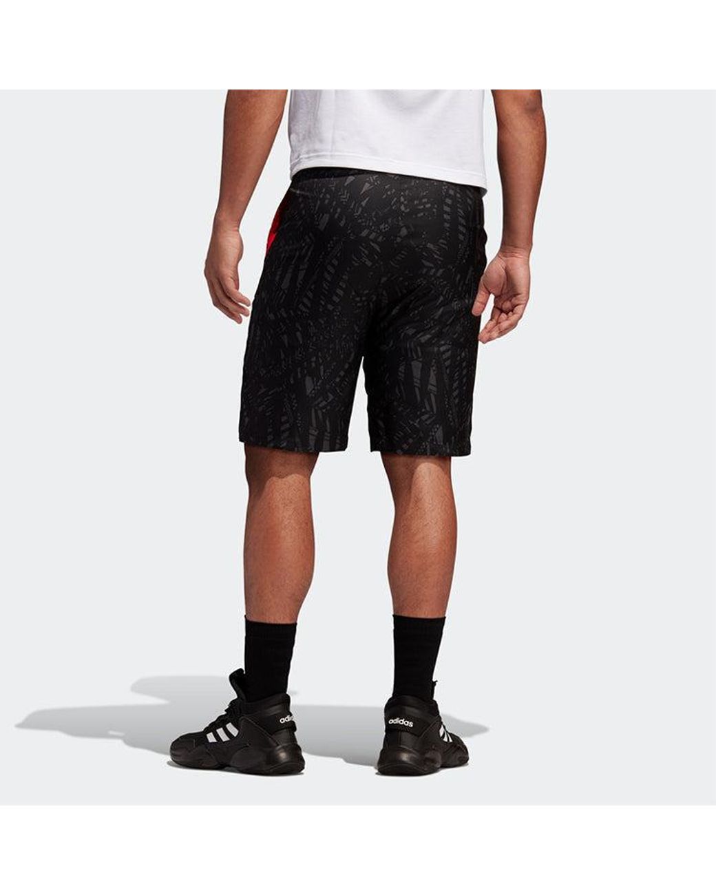 Adidas Black Hrdn 360 Short Lebron James Printing Basketball Sports Shorts for men