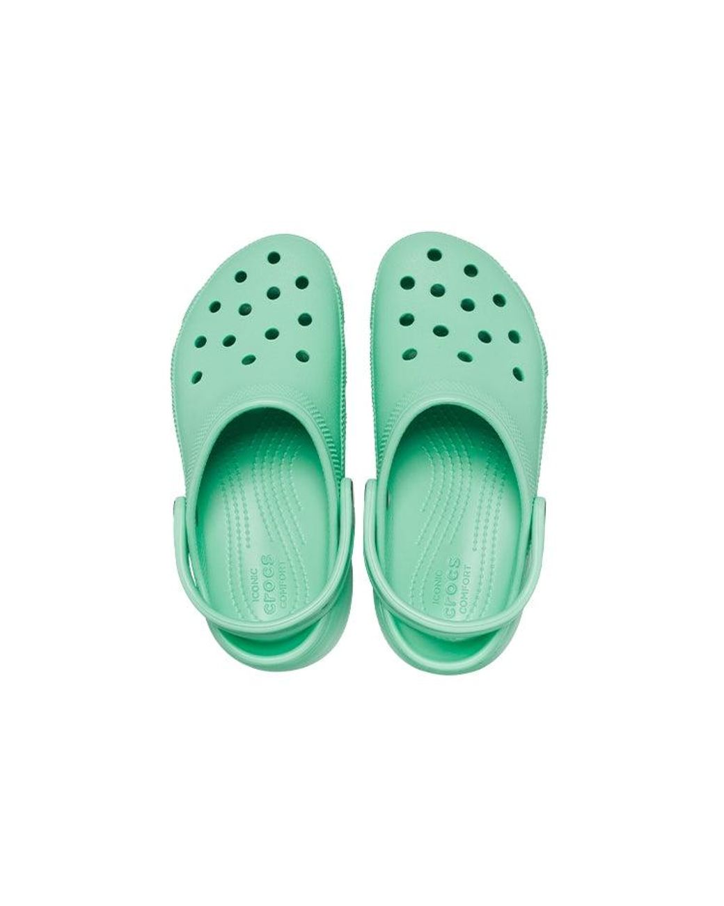 CROCSTM Green Classic Platform Clog
