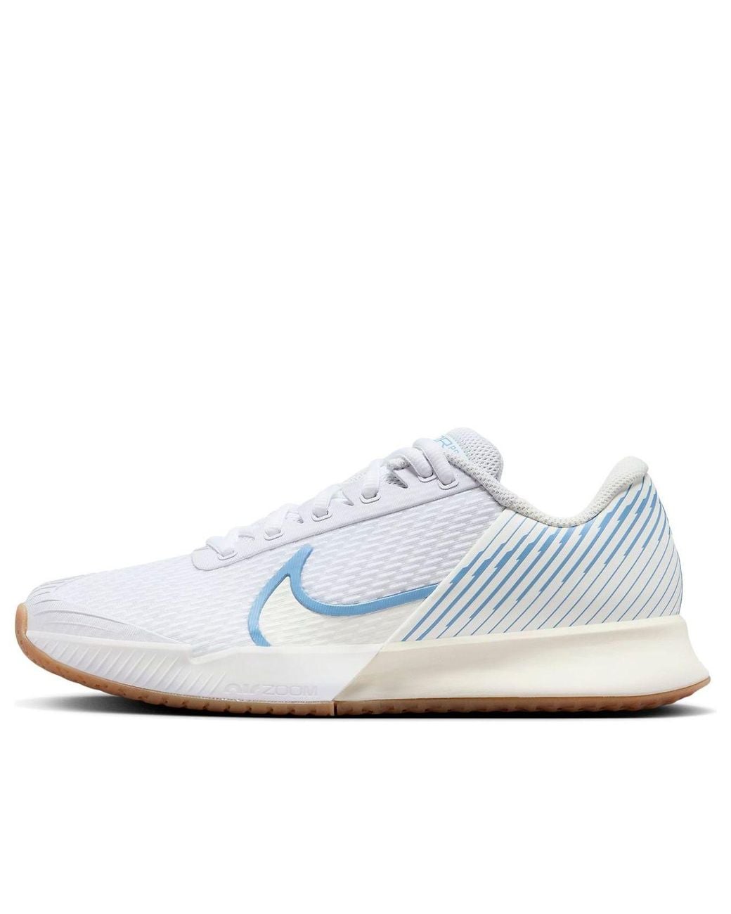 Nike White (Wmns) Court Air Zoom Vapor Pro 2 Tennis Shoes Sail Gum Light Light'