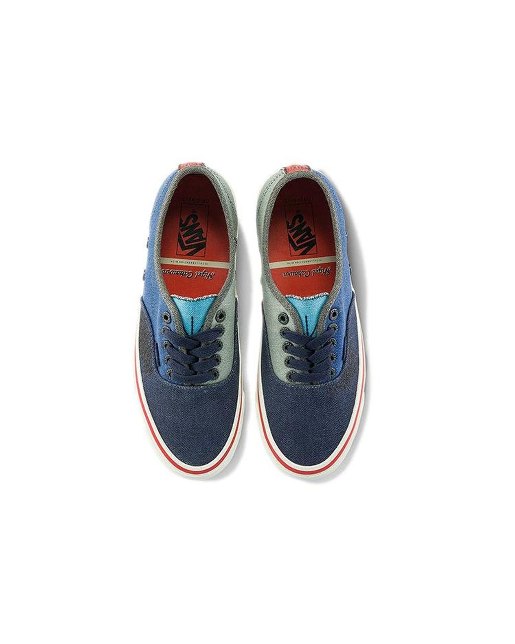 Vans Blue Nigel Cabourn X Og Authentic Lx 'Crazy Mix' for men