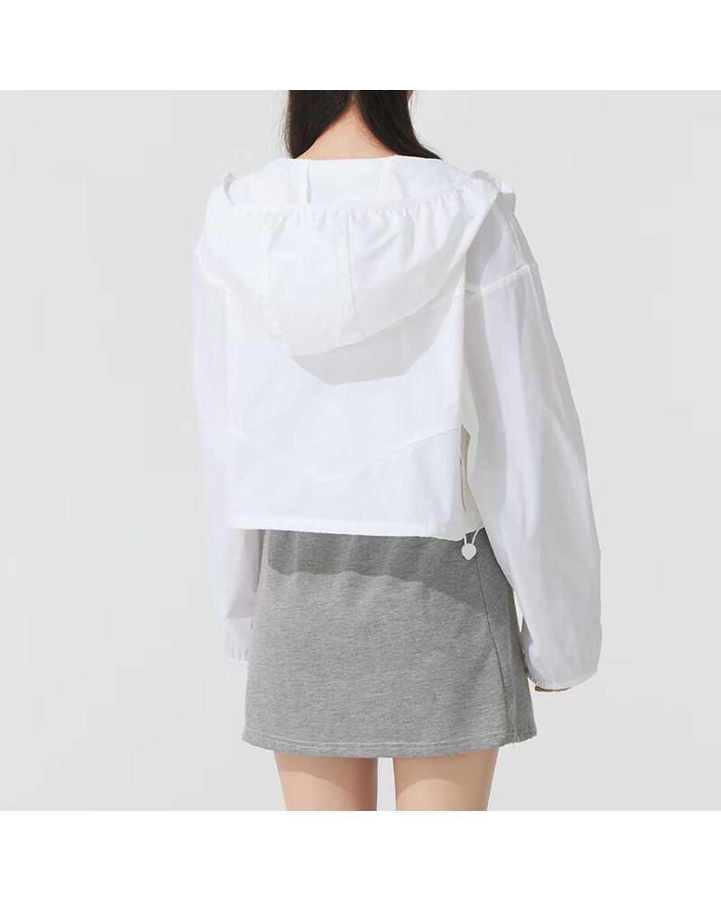 Adidas White (Wmns) Nike Sportswear Windrunner Asia Sizing