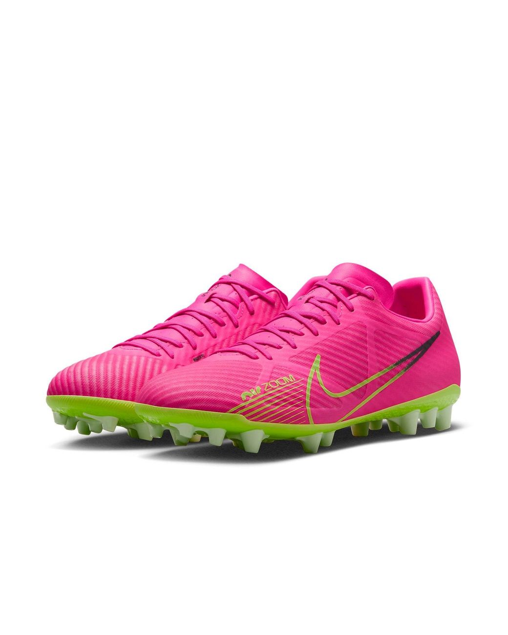 Nike Pink Zoom Vapor 15 Academy Ag Blast Volt' for men