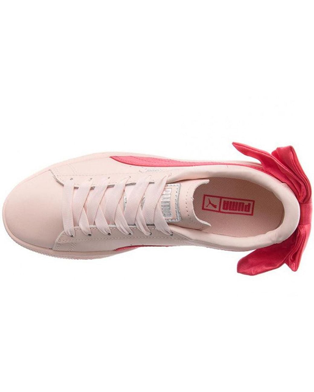 PUMA Pink (Wmns) Basket Bow Patent 'Paradise'