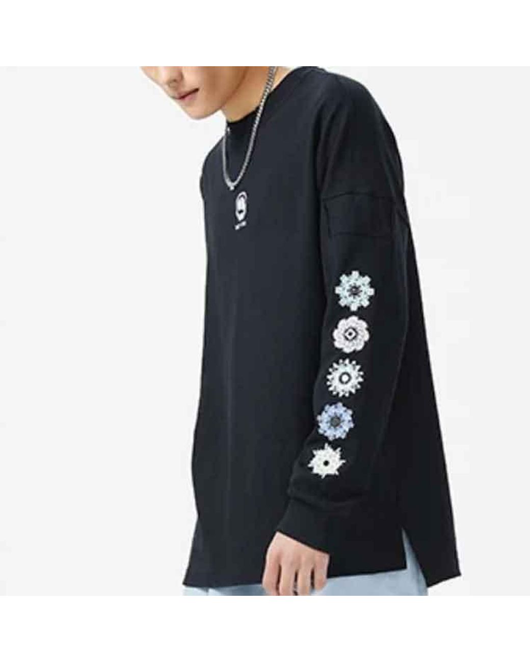 Li-ning Blue Jon Burgerman Badfive Tee for men